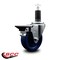 Service Caster 4'' Solid Poly Swivel 1-1/4'' Expanding Stem Caster with Brake SCC-EX20S414-SPUS-PLB-114 - alternate 4